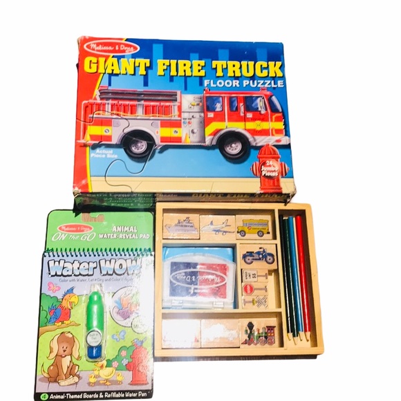melissa and doug vehicle stamp set